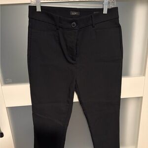 LOFT Black Skinny Dress Pants Sz 8